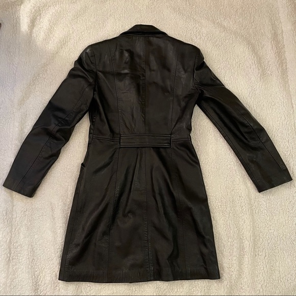 Vintage New York Speed Black Women’s Trench Coat - Picture 8 of 9